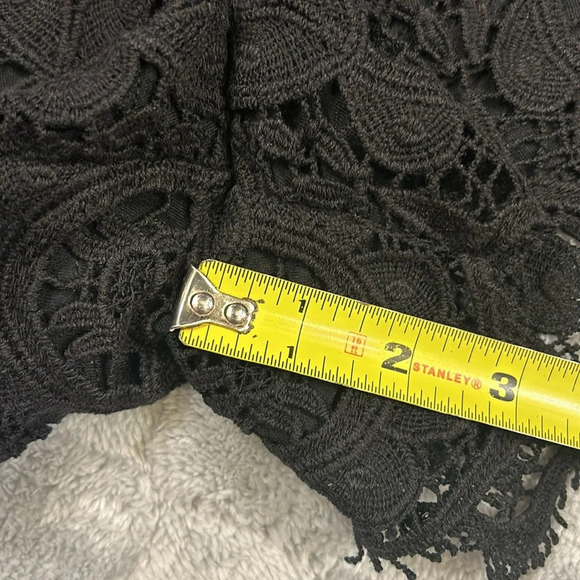 Express Bohemian Crochet Embroidered Tassel Tie Waistband Low Rise Microshorts S - Picture 7 of 7